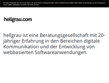 Tablet Screenshot of hellgrau.com